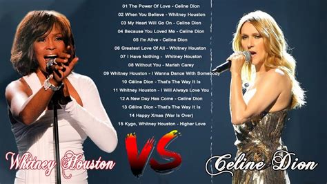 whitney houston vs Celine dion